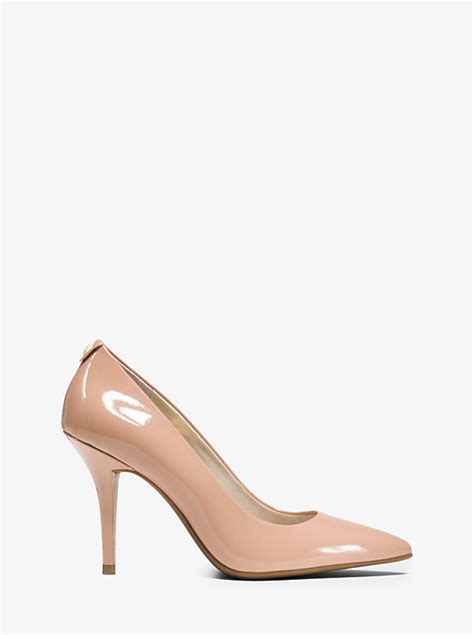 michael kors flex leather high heel pump